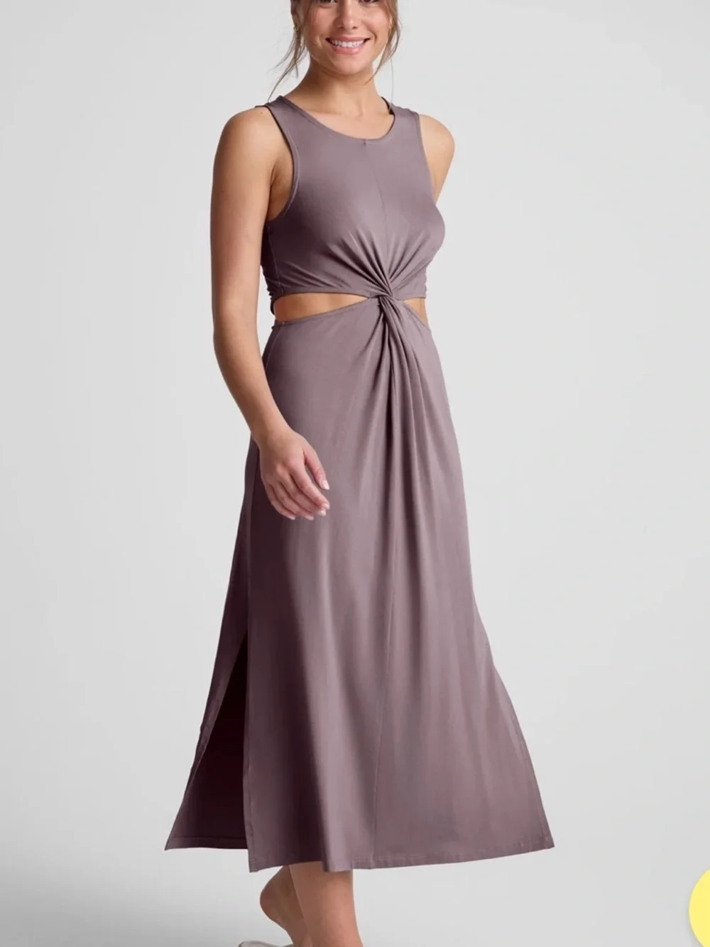 Beyond Yoga Around The World Front Twist Dress NWOT XS - Picture 4 of 10